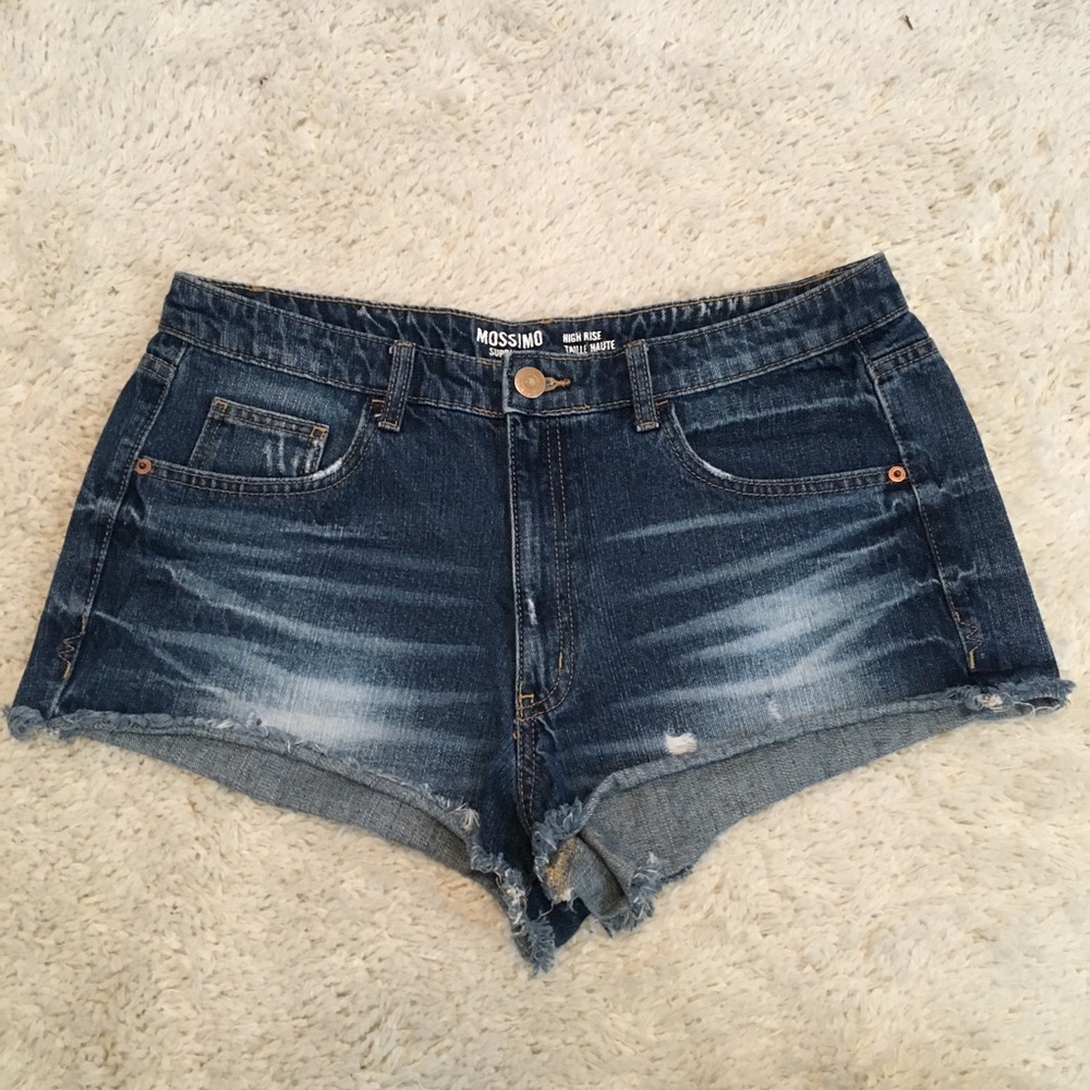 Xhilaration High-Rise Distressed Cutoff Shorts